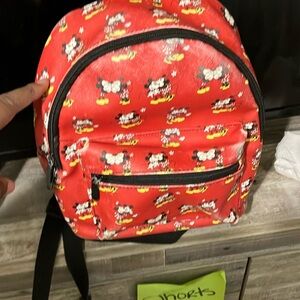 Disney Mickey Mouse Red Kids Backpack